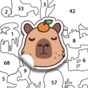 贴纸书着色拼图游戏